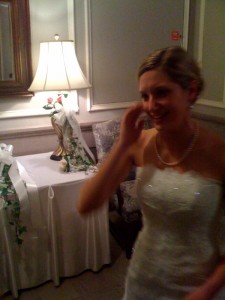 Steve also thought Alison looked beautiful, he kept trying to take her picture ;)