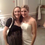 The beautiful bride! See that gorgeous dress? I kept talking about it all night ;) You looked great, Alison!