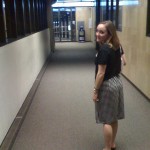 Walking through the skywalk back to our hotel