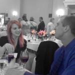 Rach and Sean... and Steve again playing with color splash