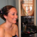 getting ready Getting make-up done