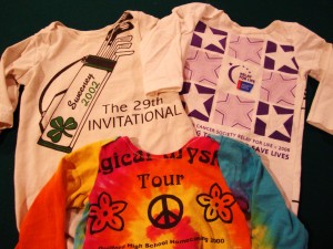Family reunion, Relay for Life, & Homecoming tees