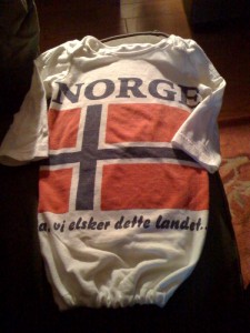 Norwegian heritage onesie