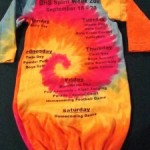 Back of shirt