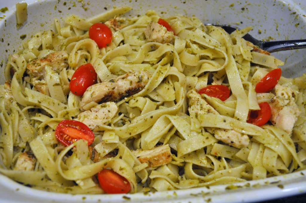 chicken pesto pasta: #GrilledEssentials