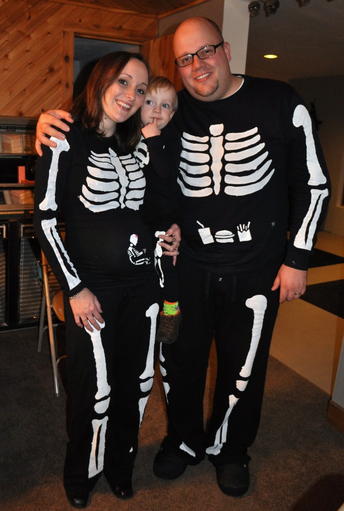 pregnant skeleton costume