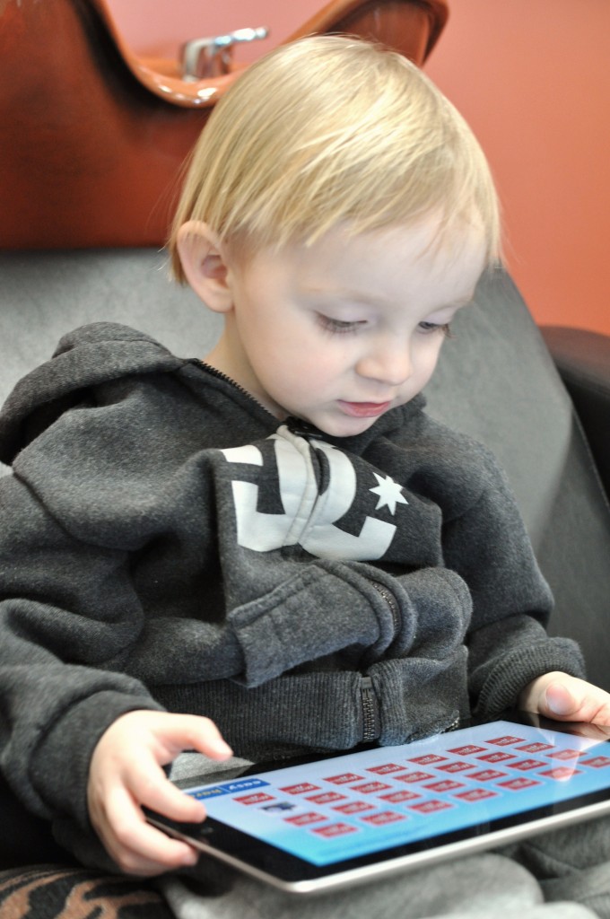Ryan's first REAL haircut Ryan's first REAL haircut