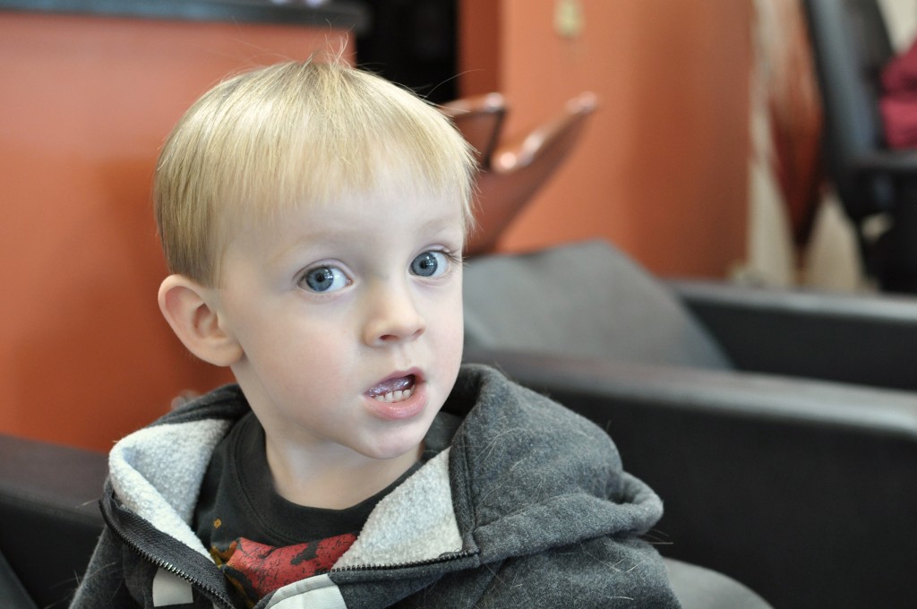 cutie pie post-haircut