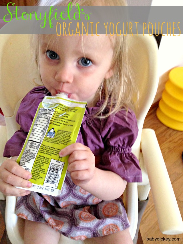 the first refrigerated organic yogurt pouches Baby Dickey